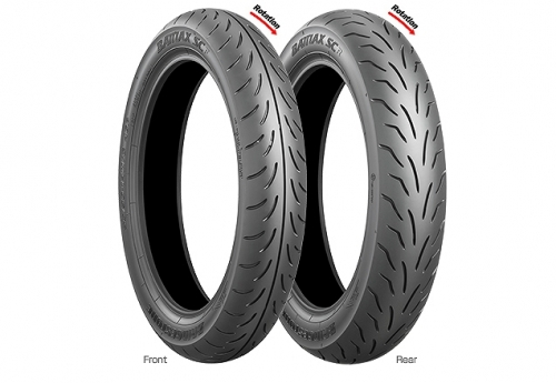 BRIDGESTONE BATTLAX SC1R 80/90 R14 40P