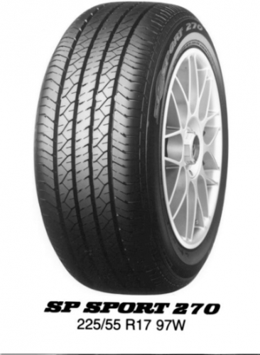 DUNLOP SP SPORT 270 225/60 R17 99H DOT2022