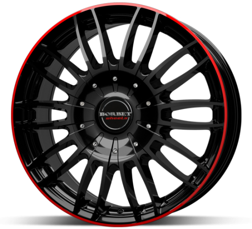 Borbet CW3 Red 7,5x18 6x120 ET45