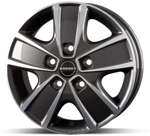 Borbet CWG Antracit Polished 6x16 5x130 ET68
