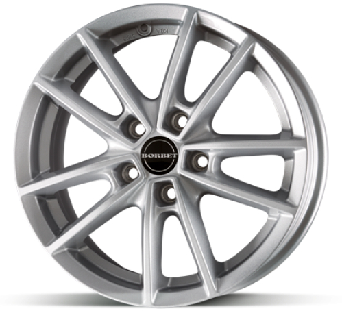 Borbet W Silver 7x17 5x108 ET50