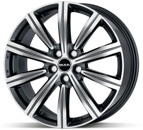 MAK Birmingham GunMetal 9x22 5x108 ET40