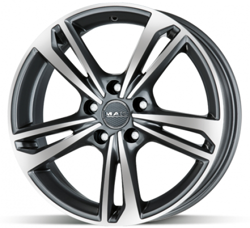 MAK Emblema GunMetal 7x18 5x100 ET48