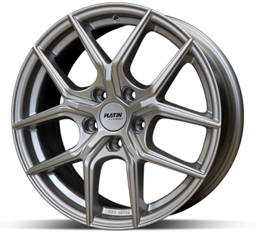 PLATIN P122 Silver 8x18 5x112 ET45,1