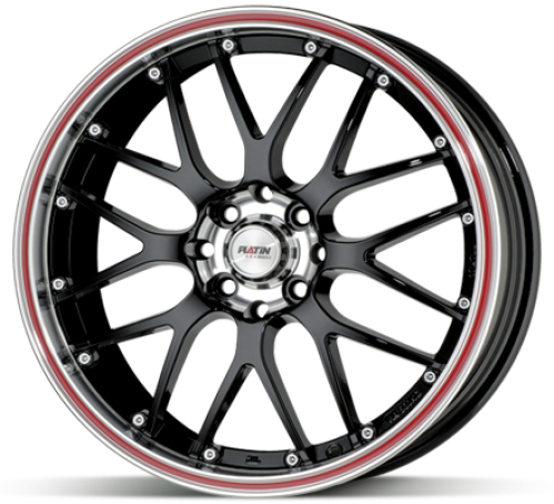 PLATIN P61 Black R 6x15 4x108 ET25