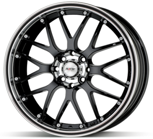 PLATIN P61 Black S 8x18 5x108 ET45