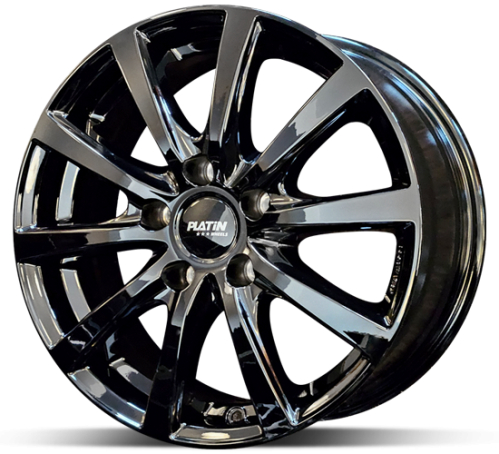 PLATIN P69 ShinyBlack 7,5x17 5x114 ET35