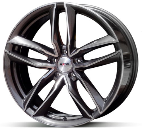 PLATIN P76 Grey Polished 7,5x17 5x112 ET35