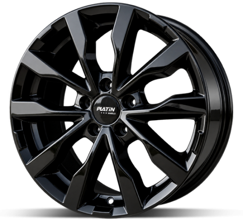 PLATIN P86 GlossyBlack 7x17 5x112 ET46,4