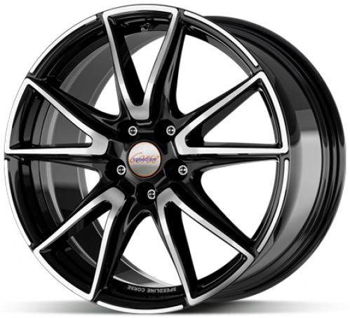 Speedline SL6 Black 8x20 5x112 ET27